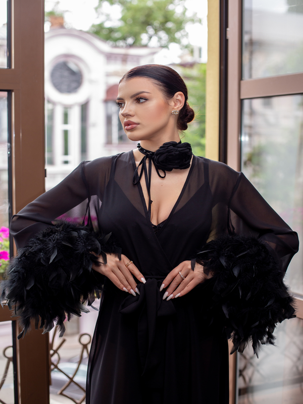 Будуарна сукня Felis, Black 