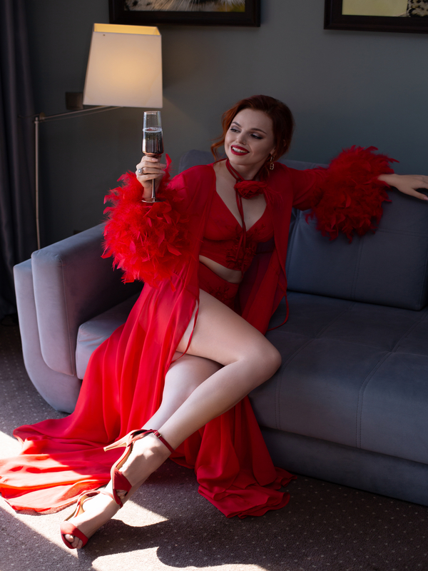 Будуарна сукня Felis, Red
