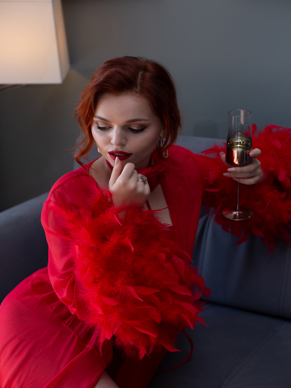 Будуарна сукня Felis, Red