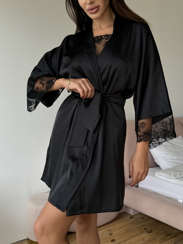 Халат Kleo, Black