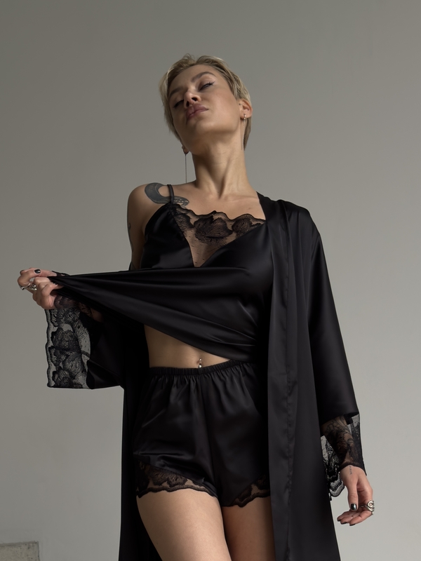 Халат Eclair, Black
